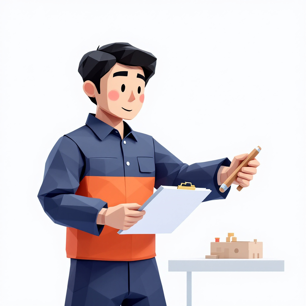 生産技術PMのキャラクターイラスト